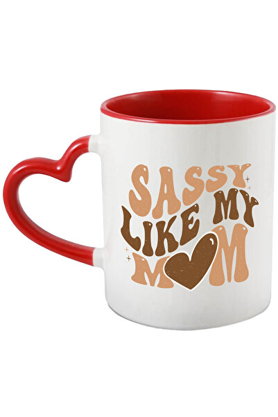 StoryGift Romania Mug with a daughter proud like her mother with the message ...