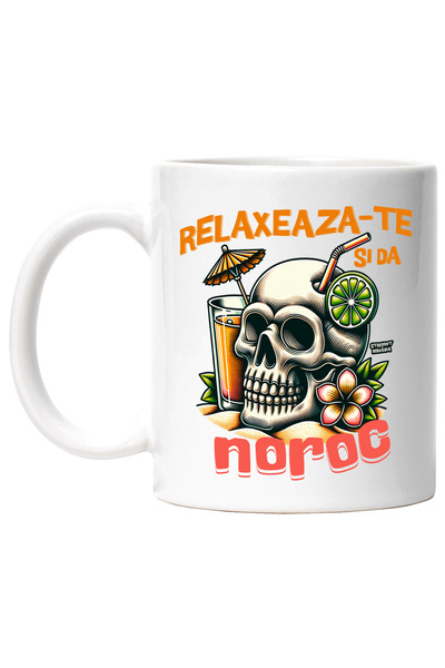StoryGift Romania Cana relaxeaza-te si da noroc craniu cocktail relaxare, 330...