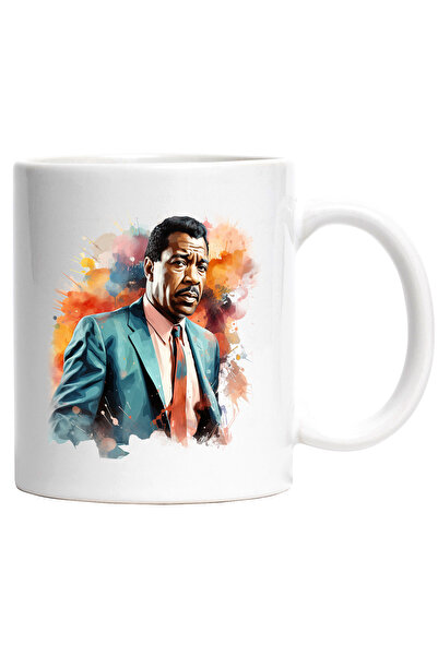 StoryGift Romania Cana Cu Martin Luther King, Celebritate, Pastor, Figura Istorica, Multicolor 330, Cu Maner Alb