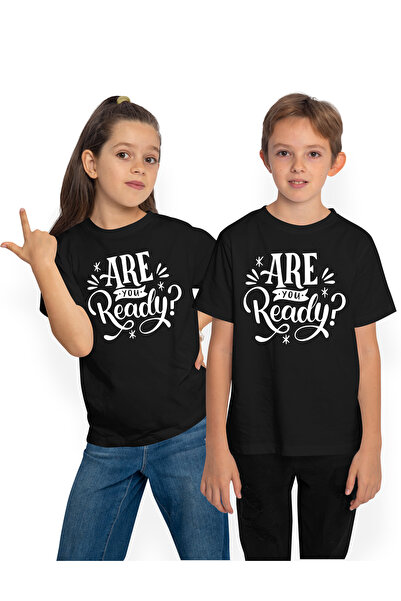 StoryGift Romania Tricou Copii cu mesajul in engleza "Are you ready?" - esti ...