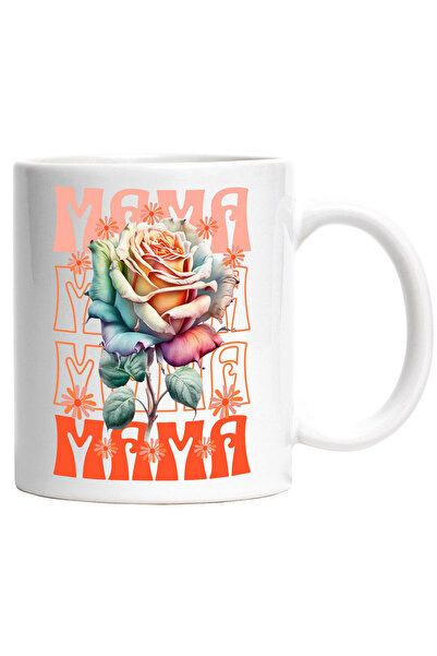 StoryGift Romania Cana cu Trandafirr Multicolor Text Mama Cea Mai Buna femeie...