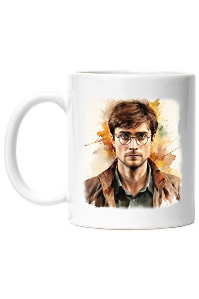 StoryGift Romania Cana Cu Harry Potter, Iubitori De Carti, Personaj Fictiv, Multicolor 330 ml, Cer, Cu Maner Alb