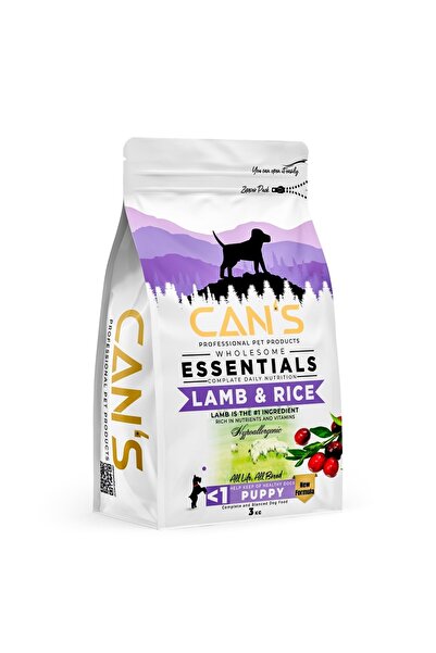 Cans Kuzu & Pirinç Yavru Köpek 3 KG