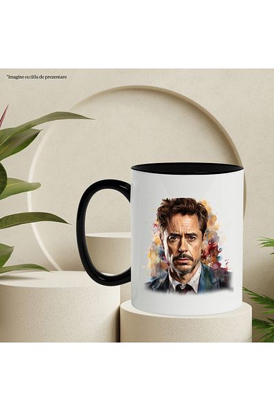 StoryGift Romania Mug With Tony Stark, Iron Man, Marvel, Character, Superhero, Multicolor 330 ml, Ce, Cu,STG