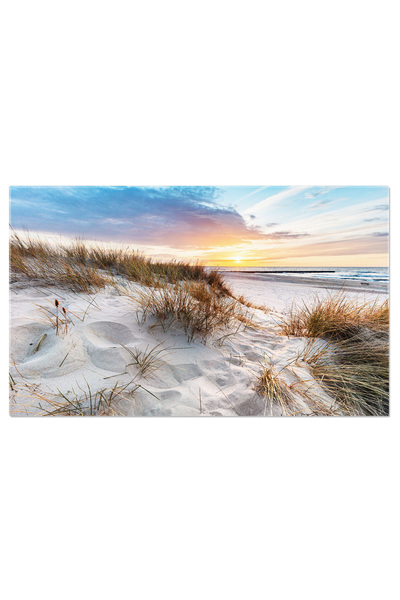 StoryGift Romania Tablou Canvas: Peisaj Cu Dune De Nisip - Soare, Plaja Si Re...