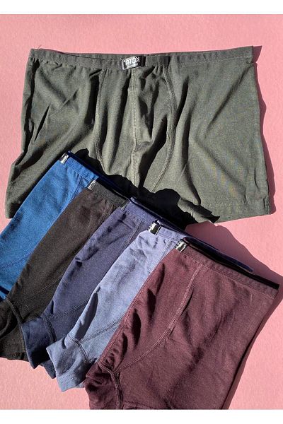 Ahmio Ανδρικό μπόξερ 4 τεμαχίων Katlanmaz Basic - Modal Fabric, Λεπτό Καλοκαίρι