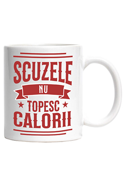 StoryGift Romania Cana mesaj motivational gym scuzele nu topesc calorii, 330m...