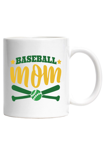 StoryGift Romania Cana Cu Mesaj In Engleza Baseball Mom, Bate, Sport, Minge, ...