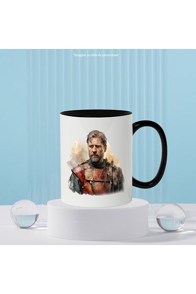 StoryGift Romania Mug With Jamie Lannister, Character, Game of Thrones, Fantasy, Multicolor 330 m, With