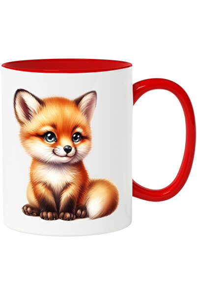 StoryGift Romania Cana cu un pui de vulpe | ilustratie | vesel | jucaus | cum...