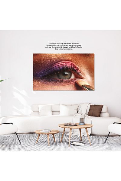 StoryGift Romania Tablou Canvas: Senzualitate Si Frumusete: Primer Plan Al Buzelor Si Machiajului