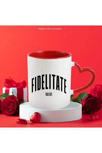 StoryGift Romania Mug Word Fidelity, Motivational, Self Help, Self Understanding, Appreciation, With ,STG.