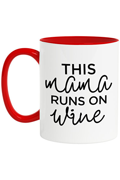 StoryGift Romania Cana pentru mamele care beau vin cu mesaj in engleza cu Man...