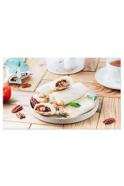 StoryGift Romania Tablou Canvas - Desert Iernatic, Placinta Cu Mar, Dulceata ...