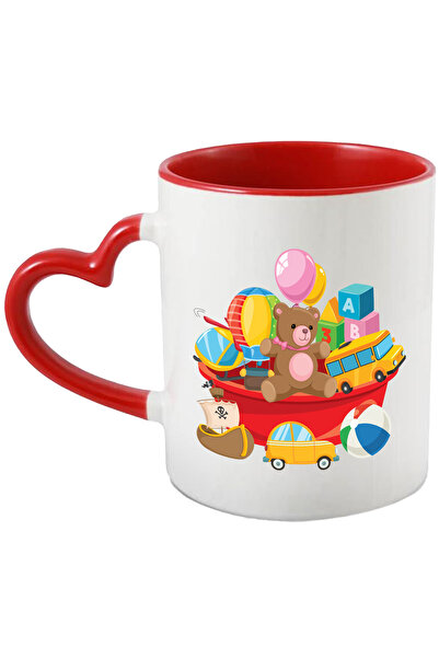 StoryGift Romania Cana Cu Jucarii, Bloane, Minge, Barca, Masina, Cuburi, Elic...