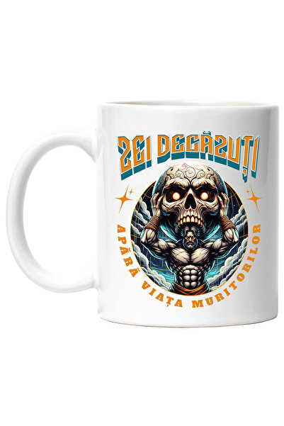 StoryGift Romania Cana Om Viking ce ridica un craniu Zei decăzuți. APĂRĂ VIAȚ...