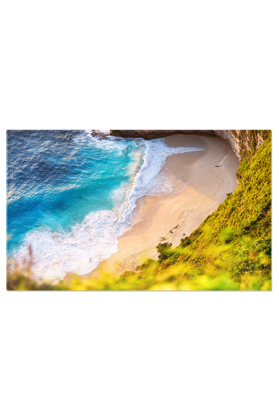 StoryGift Romania Tablou Canvas Plaja Cu Vedere De Sus, Calatorie, Ocean, Nis...