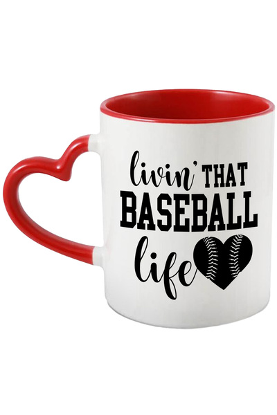 StoryGift Romania Cana pentru pasionatii de baseball cu mesajul "Livin' that ...
