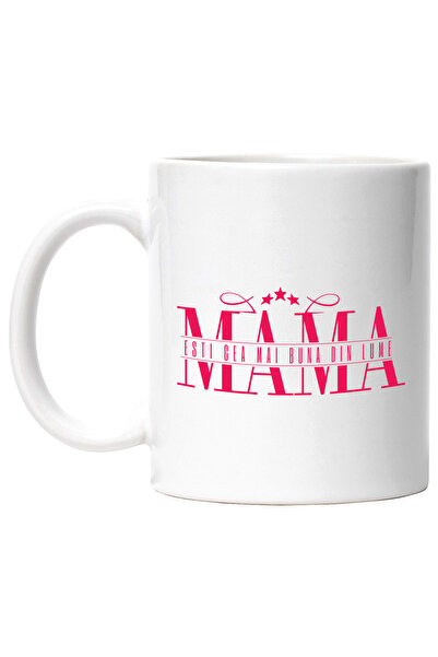 StoryGift Romania Cana MAMA - Cea Mai Buna Din Lume, 330ml, Ceramic cu Maner ...