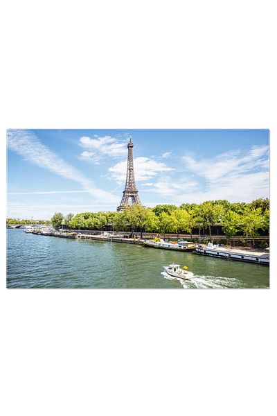 StoryGift Romania Tablou Canvas Apus De Soare La Paris Franta, Turnul Eiffel, Vedere Urbana, Arhitectura, Peisaj
