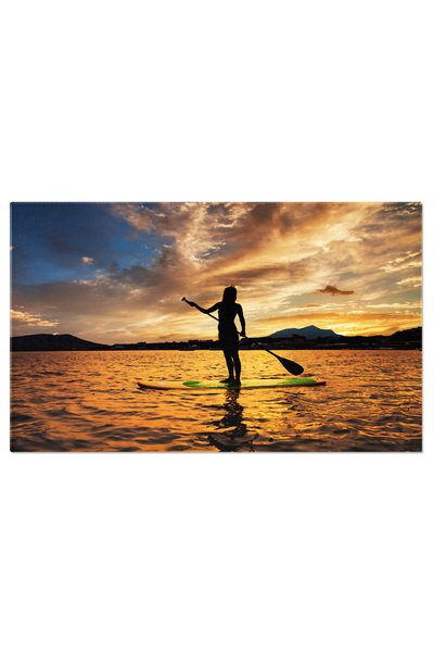 StoryGift Romania Tablou Canvas - Stand Up Paddleboarding - Zile De Vara La Plaja