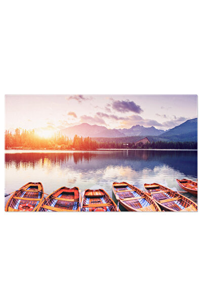 StoryGift Romania Tablou Canvas: Calatorie Pe Apei In Munti - Peisaj, Natura, Ape, Munti