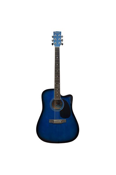 Parrot Chitara Electro Acustica, Parrot DG100CT-BLS, Albastra, cu cutaway si EQ pe 2 benzi
