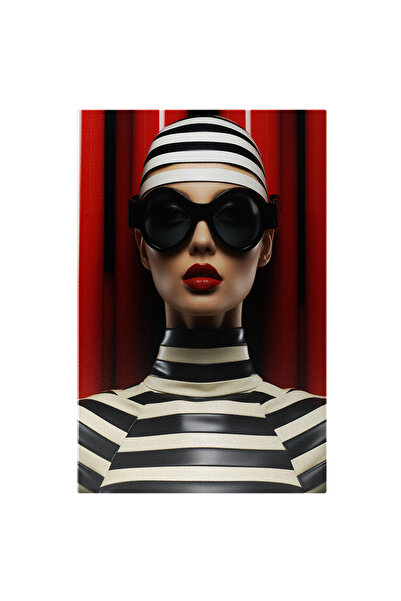 StoryGift Romania Tablou Canvas: Portret De Femeie Cu Ochelari De Soare - Ves...