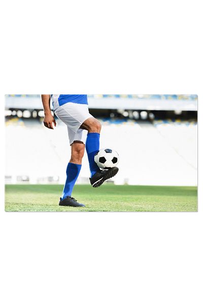 StoryGift Romania Tablou Canvas: Miscarea Pe Teren - Fotbal, Competitie, Pasiune, Verde