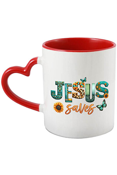 StoryGift Romania Cana cu mesajul "Jesus saves", religie, ilustratie, credint...
