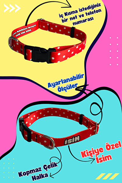 Cocopet İsimli Köpek Boyun Tasması Tüm ırklar için