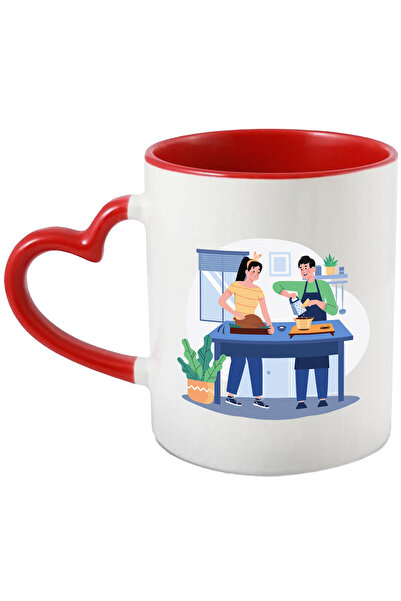 StoryGift Romania Cana Cu Cina, Mancare, Razuitoare, Oala, Multicolor 330 ml,...