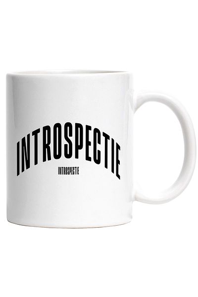 StoryGift Romania Cana Cuvantul Introspectie, Motivational, Self Help, Intelegere de Sine, Aprecie, Cu Maner Alb STG