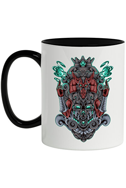 StoryGift Romania Cana Cu Demon, Monstru, Planete, Fantasy, Armura, Multicolo...