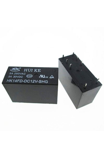 Findit 12 Volt Relay Double Contact 8 Leg (2818)