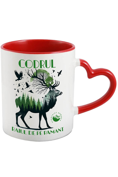 StoryGift Romania Cana codrul este raiul de pe pamant, natura, camping, 330ml...