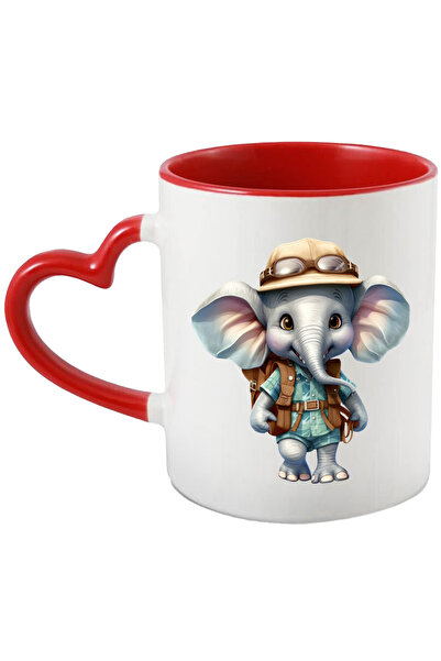 StoryGift Romania Cana cu un pui de elefant explorator | ilustratie | ghiozda...