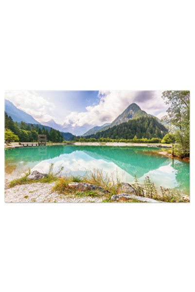 StoryGift Romania Tablou Canvas Peisaj Lacul Jasna, Cu Peisaje Frumoase, Slov...