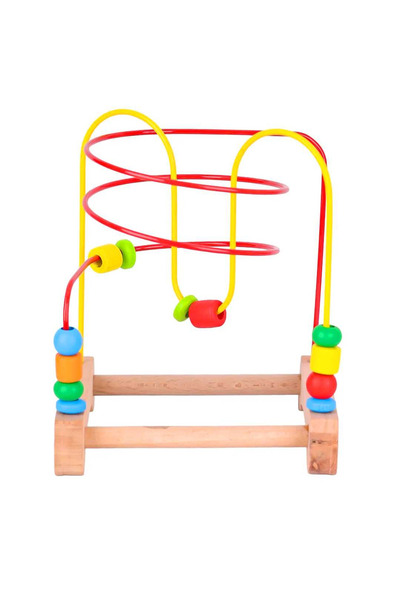 Play Wood تنسيق الخرز الخشبي الخشبي ONY-410 7 ألوان 13 قطعة 18M+ (السعر لقطعة واحدة)