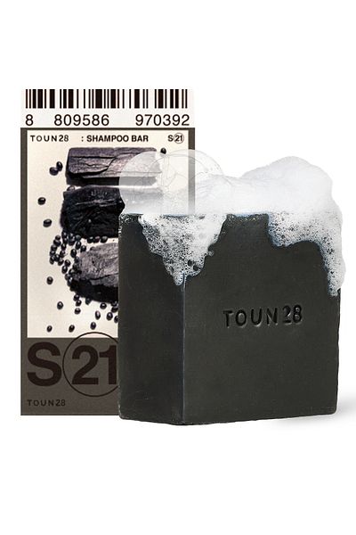 Toun28 S21 Black Bean Wood Charcoal, Solid Shampoo, Solid Shampoo