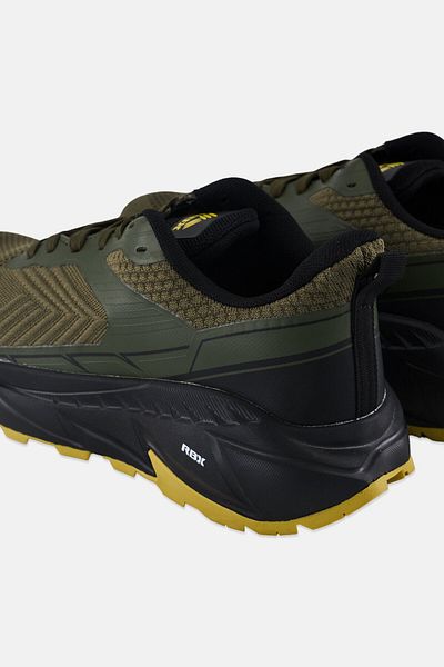 RBX Men Brand Logo Lace Up Outdoor Shoes, Olive