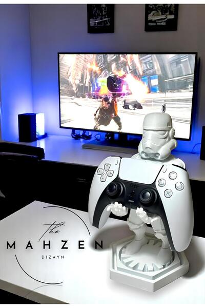 Mahzn Dizayn Star Wars Stormtrooper Kol Tutucu, Joystick Kumanda Standı, Xbox...