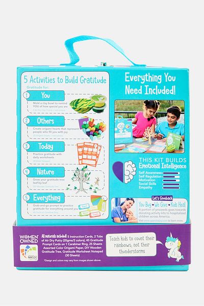 Open The Joy Gratitude In A Box Fun Activities, Sky Blue Combo