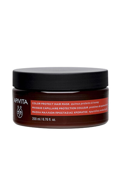 Apivita Farbversiegelende Haarmaske Für Gefärbtes Oder Gesträhntes Haar, 200 ml