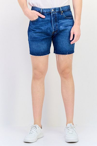 Levi's Men Washed No Stretch Denim Shorts, Blue