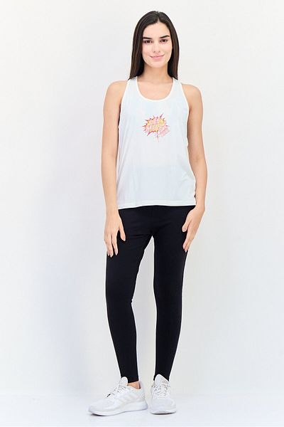 Reebok Women Sportswear Fit Sleeveless Training Top, White