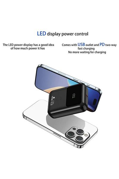 Zoom Plus 10000mAh Super Fast Power Bank-Black