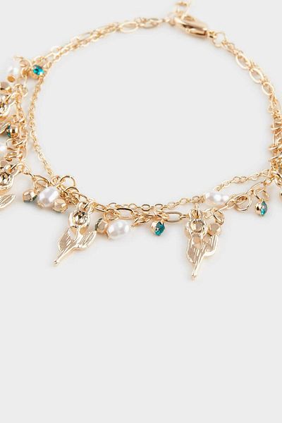 DeFacto Women's Pearl Gold Bracelet F3663Axns