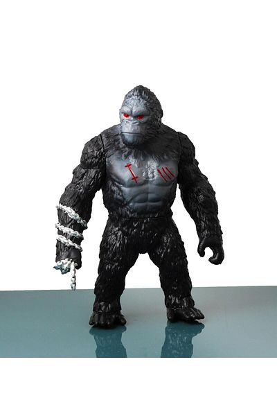 FEN TOYS Godzilla vs. Kong - شخصية لعبة شخصية كينغ كونغ الملك الغوريلا العملاقة مقاس 25 سم