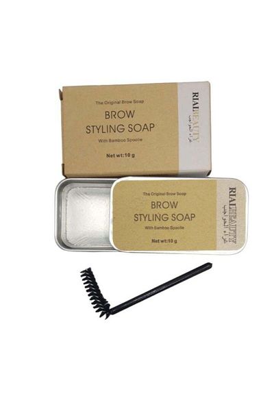 real beauty Original Eyebrow Styling Soap with Bamboo Spoolie 10g